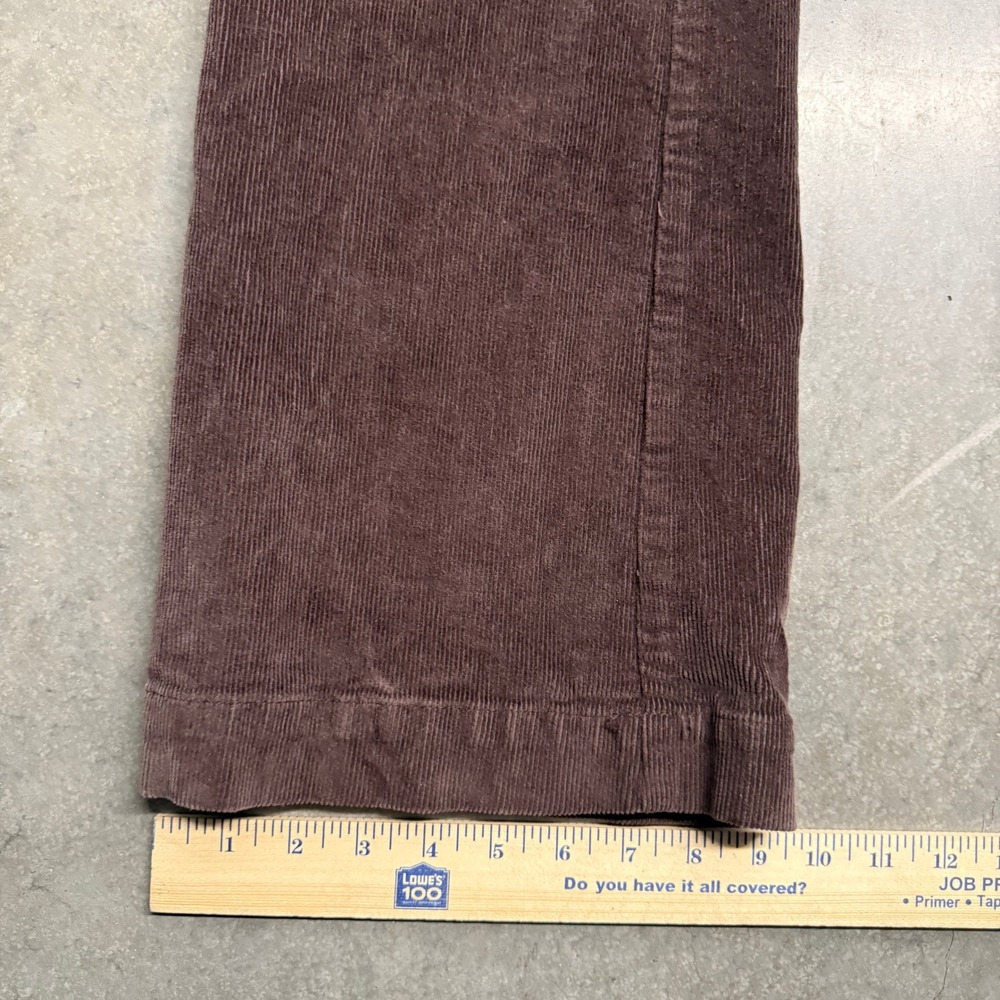 Torrid Feel The Fit Brown Corduroy Wide Leg Flare Pants Womens Size 10R 3652 - Picture 7 of 8